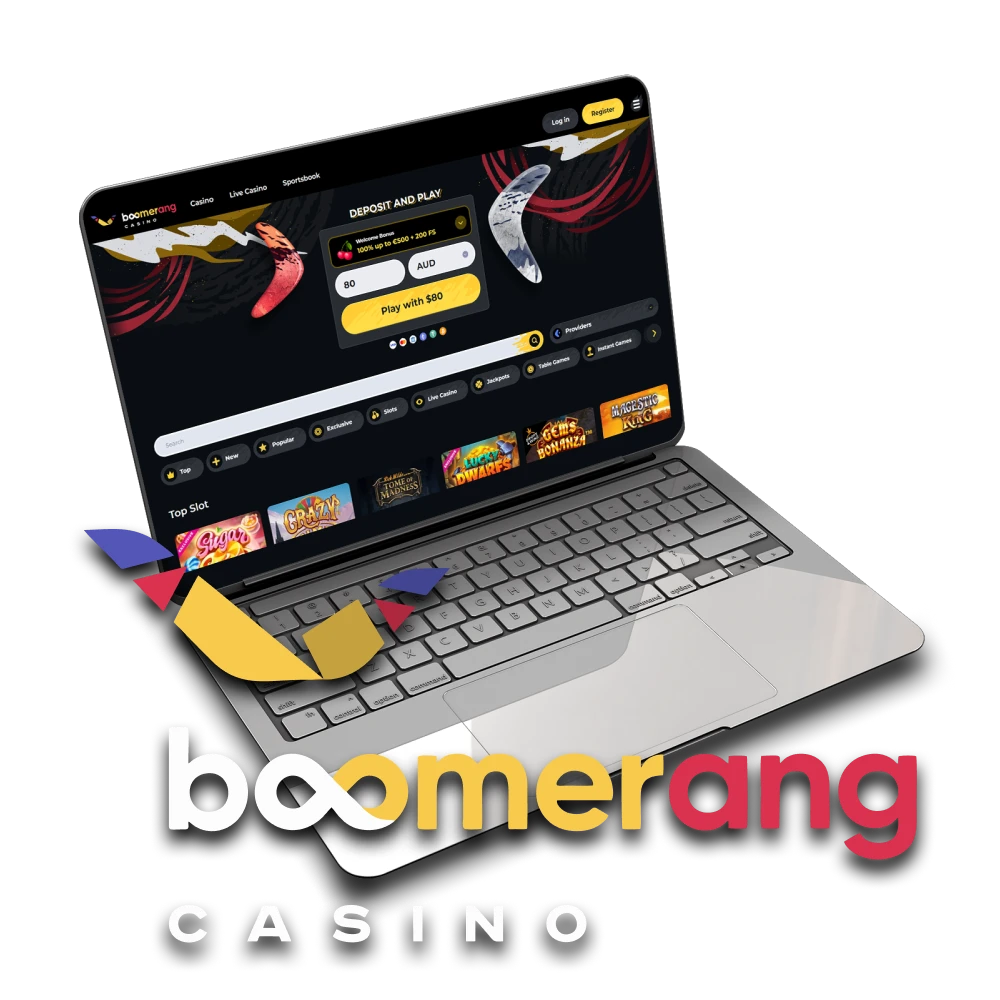 We will tell you everything about the Boomerang Casino service.