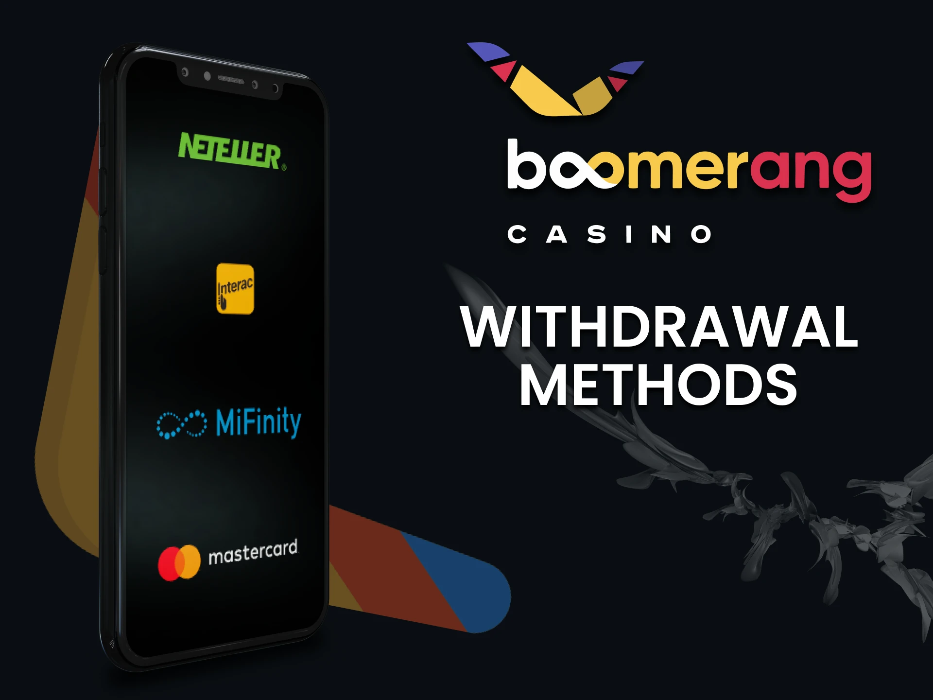 Find out about the betting system for the Boomerang Casino app.