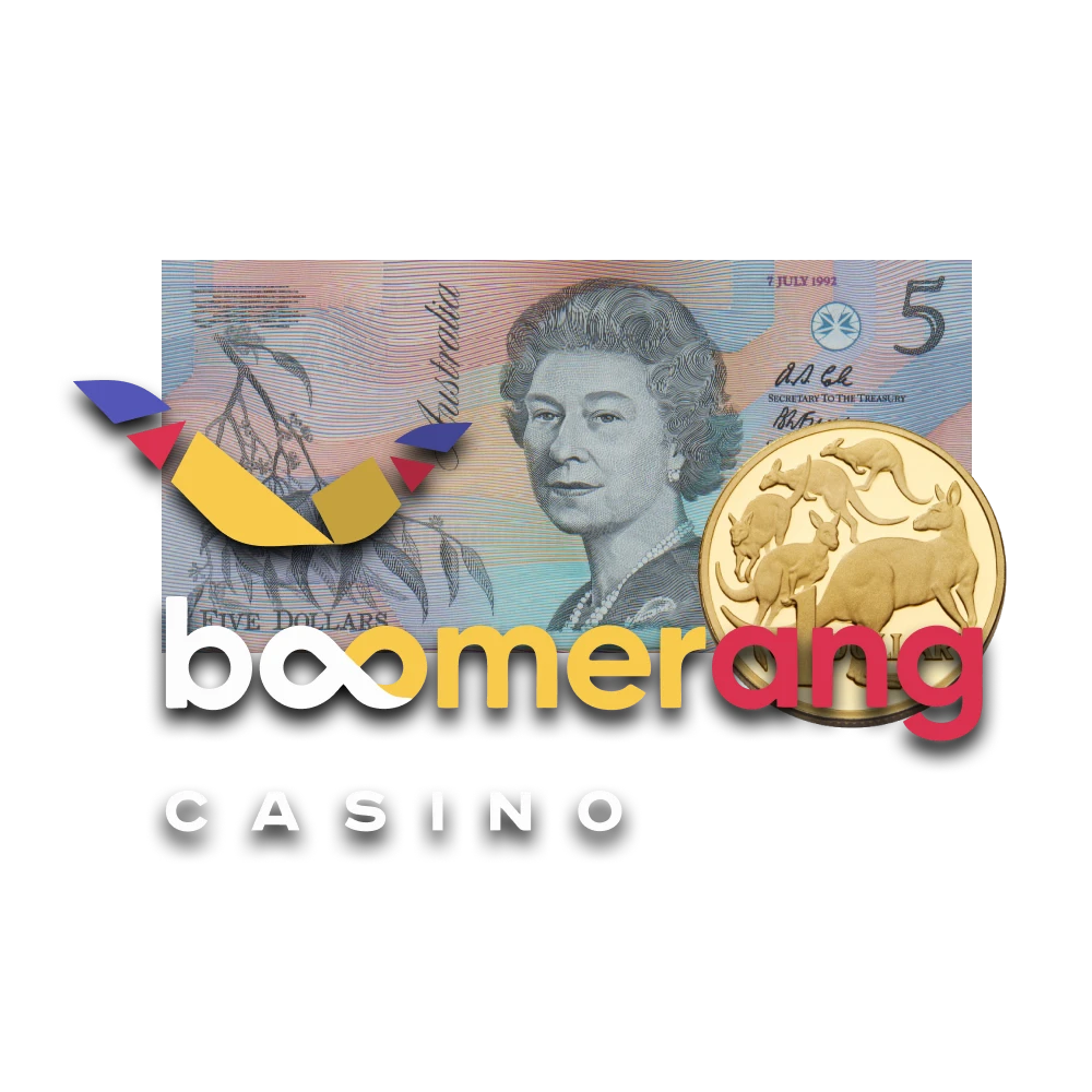 We will tell you about deposits and withdrawals at Boomerang Casino.