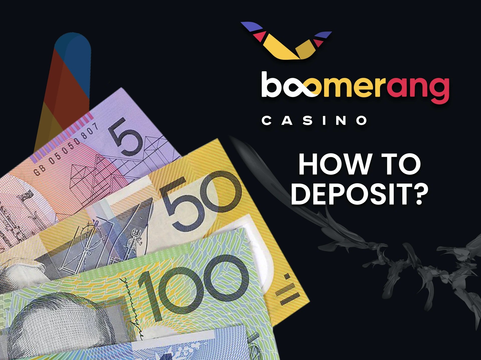 We will tell you how to top up funds at Boomerang Casino.